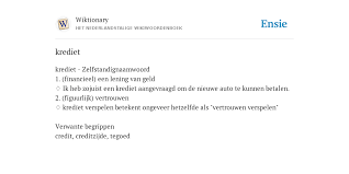 krediet