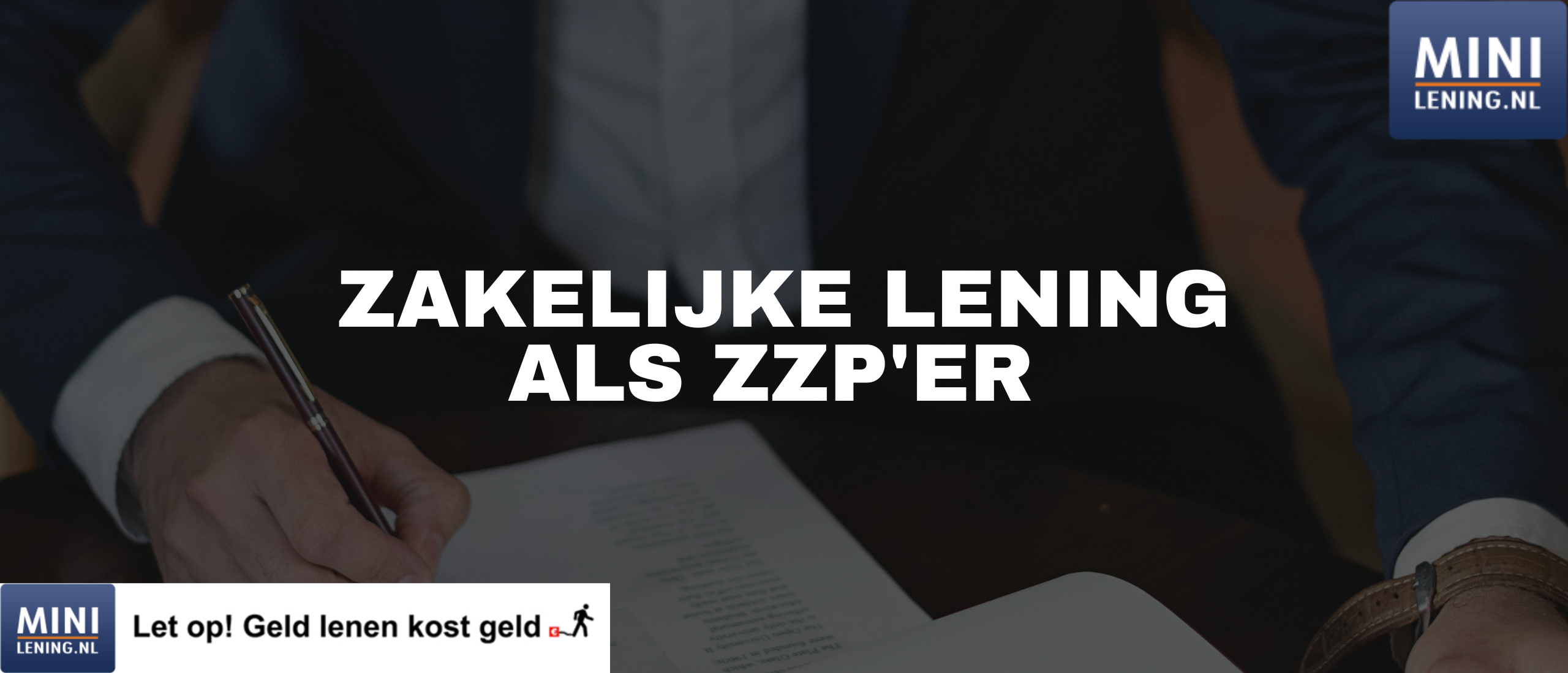 persoonlijke lening zzp zonder jaarcijfers