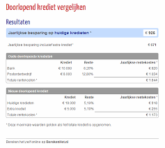doorlopend krediet hypotheek